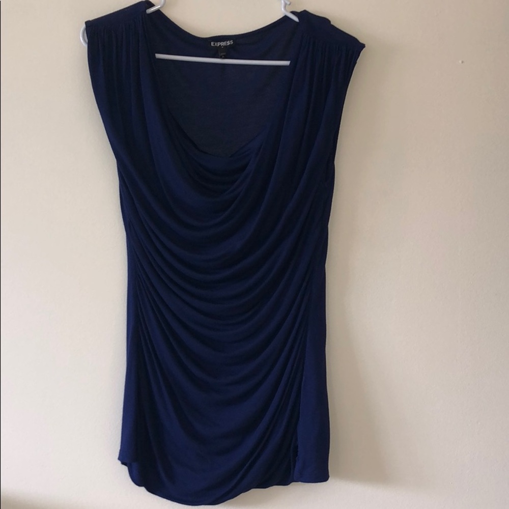Express ruffled tank